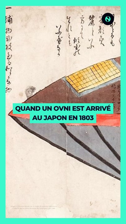 🛸 Quand un OVNI est arrivé au Japon en 1803 🇯🇵