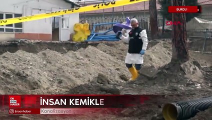 Burdur'da insan kemikleri bulundu