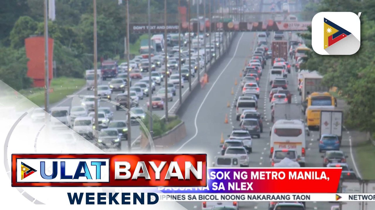 Mga motoristang dumaraan ng NLEX pabalik ng Metro Manila, tumaas ng 10%