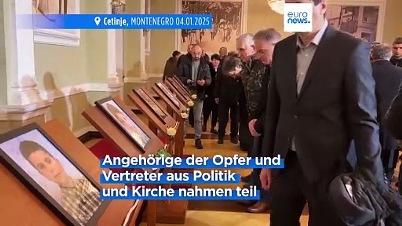 Nach Amoklauf mit 12 Toten: Montenegro kündigt strenge Waffengesetze an