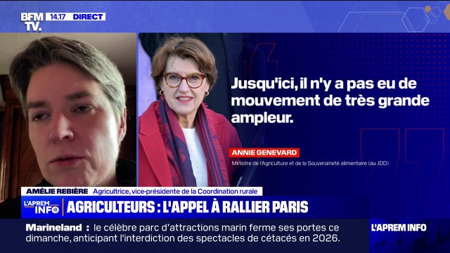 Colère agricole: Ça fait plus d'un an que ça dure, nous, on veut des garanties , affirme Amélie Rebière (Coordination rurale)