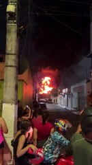 VÍDEO: Incêndio atinge fábrica da Ambev em Manaus