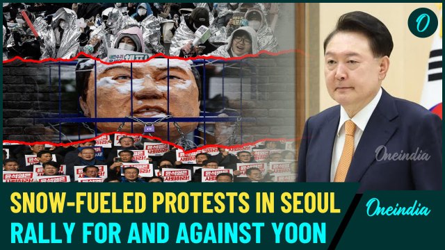 South Korea's Divisive Showdown: Thousands Rally For & Against Impeached President Yoon Suk Yeol
