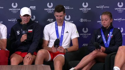 Tennis - United Cup 2025 - Iga Swiatek, Hubert Hurkacz and Poland, like last year, lost in the United Cup final