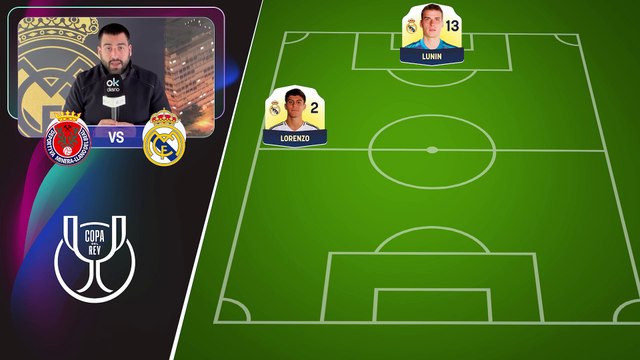 Alineación del Real Madrid contra la Deportiva Minera: rotaciones masivas en Cartagena