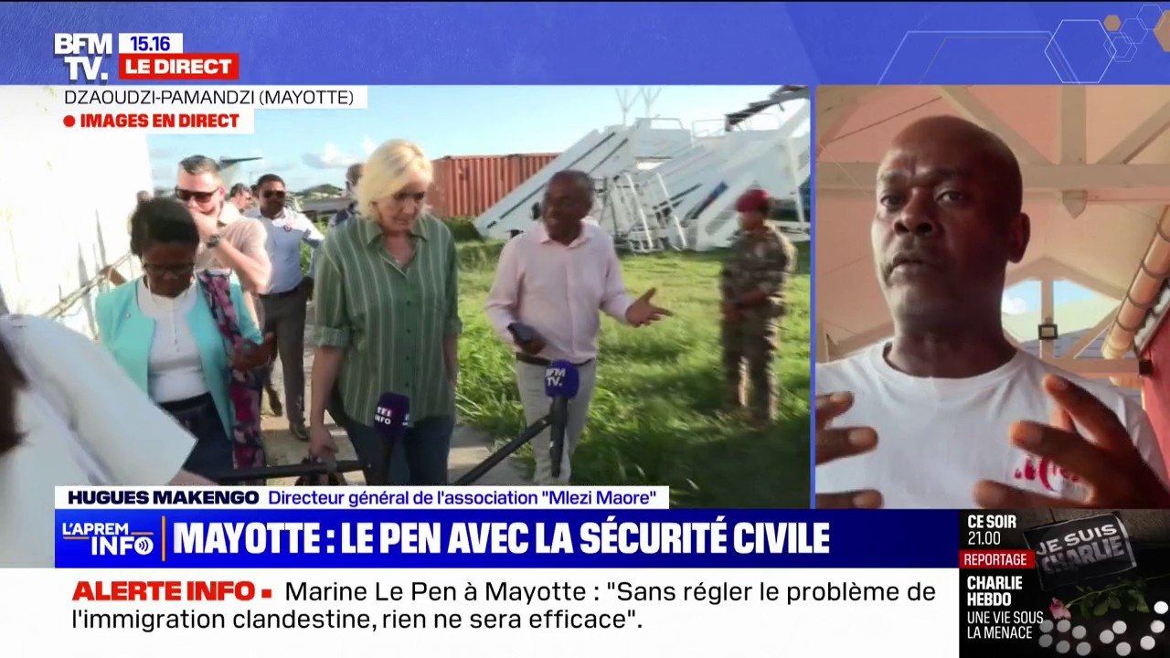 Mayotte: "Les besoins sont énormes, nous sommes tous vulnérables", affirme Hugues Makengo, directeur de l'association "Mlezi Maore"