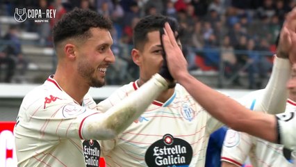 Gol de Amallah (1-2) en el Ourense C.F. 3-2 Valladolid