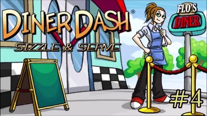 Diner Dash: Sizzle & Serve - Diner #1 (Part 4 [Level 7 & 8])