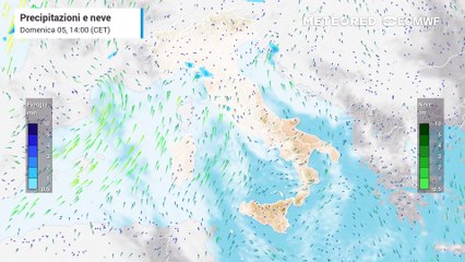 Le previsioni aggiornate per le prossime ore in Italia: dove pioggia e neve?