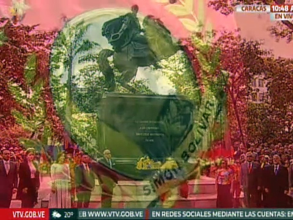 Caracas | Autoridades parlamentarias realizan ofrenda floral al Padre de la Patria Simón Bolívar