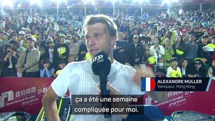 Hong Kong - Müller : "Une semaine éprouvante"