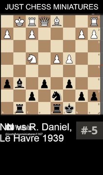 R. Daniel defeats NN with the Pillsbury's checkmate