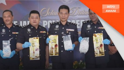 Lelaki ditahan bersama lebih 3kg syabu di Batu Pahat