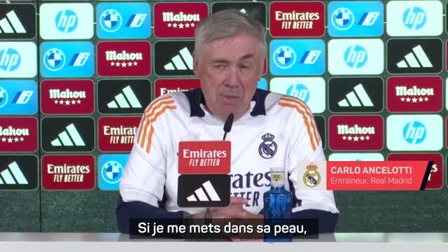 Real Madrid - Ancelotti : Je ne suis pas dans la peau de Vinicius, mais ça doit être difficile de supporter tout ça
