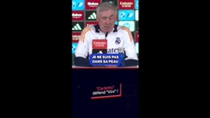 Real Madrid - Ancelotti : "Vinicius ? Ça doit être difficile de supporter tout ça !"