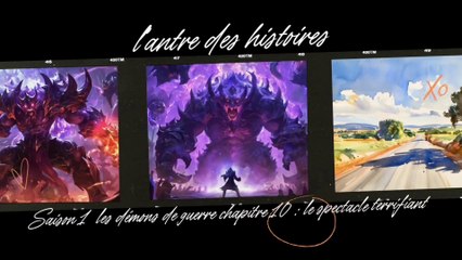 L’antre des histoires saison 1 les démons de guerre chapitre 10 : le spectacle terrifiant