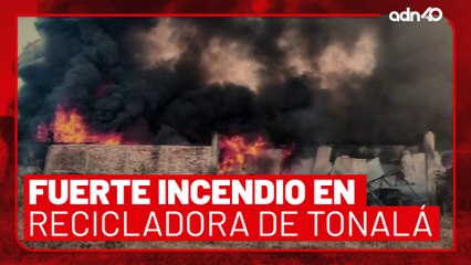 🚨¡Última Hora! Terrible incendio en recicladora de plástico en Tonalá, Jalisco