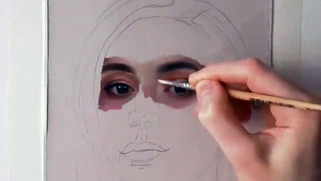 OIL PAINTING TIME-LAPSE __ Marzia
