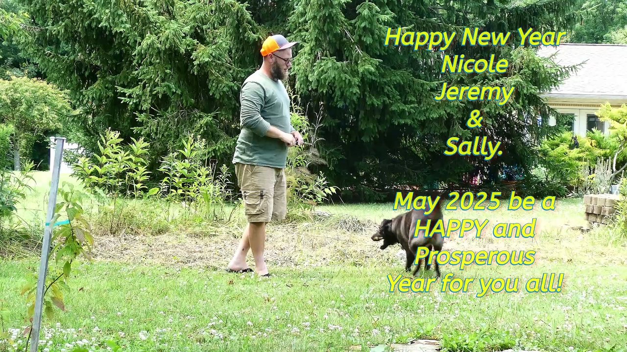 Happy New Year Nicole, Jeremy and Sally.