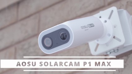 4K Video | AI Security | NO Fees - aosu SolarCam P1 Max Security Camera Review