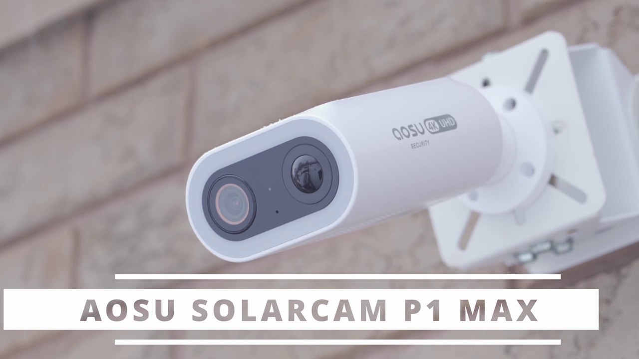 4K Video | AI Security | NO Fees - aosu SolarCam P1 Max Security Camera Review