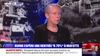 Abrogation du droit du sol à Mayotte: "Ce n'est pas la bonne voie", déclare Élisabeth Borne