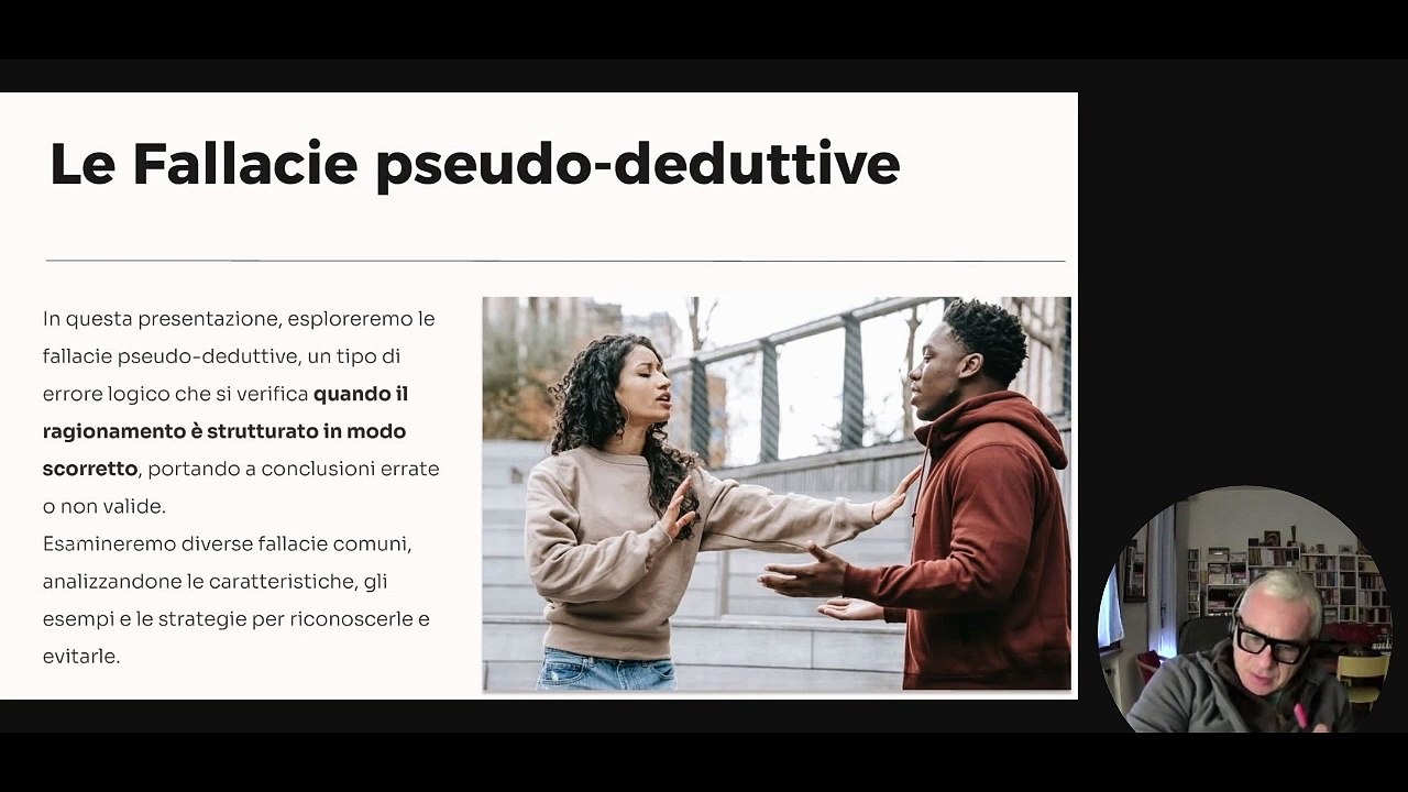 Le fallacie pseudo deduttive (video n. 6) parte 1