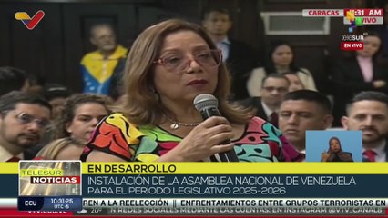 En Venezuela se ratifica la directiva de la Asamblea Nacional para el período 2025-2026