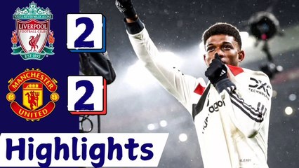 Liverpool vs Manchester United (2-2) Extended Highlights And Goals _ Premier League 2025
