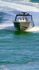 Midnight Express today from the bridge over the Haulover Inlet