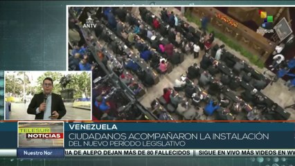 En Venezuela instalan nuevo periodo de la Asamblea Nacional