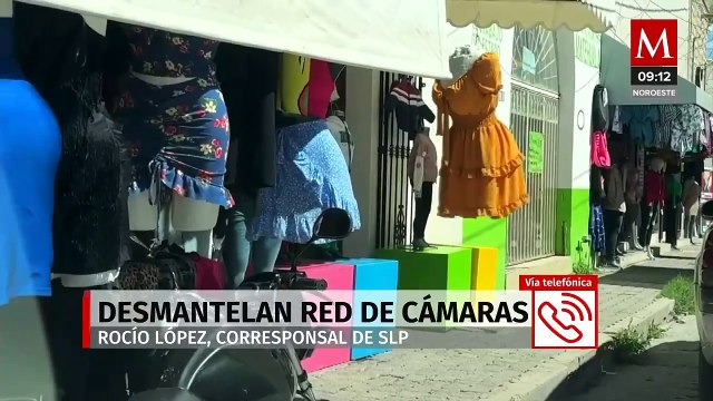 Autoridades desmantelan red de cámaras de vigilancia de delincuencia organizada en SLP