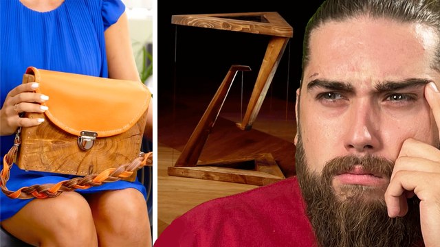 Can These Wood Crafts Impress? The Dudes React to Unique 5-Minute Creations!