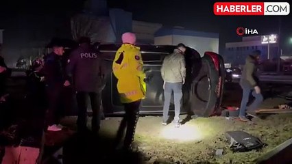 Emniyet Kemerinin Önemi: Takla Atan Araçta 2 Yaralı