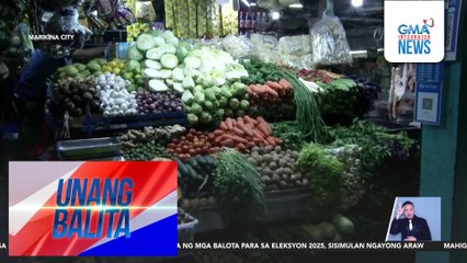 Ilang gulay at karneng baboy, nananatiling mahal sa Marikina Public Market; manok, bumaba ang presyo | Unang Balita
