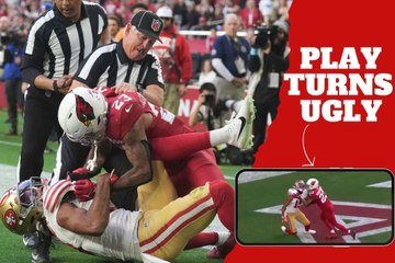 San Francisco 49ers and Arizona Cardinals players get into a nasty fight and get ejected