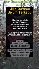 Amalan doa kita agar cepat terkabul oleh allah SWT #short #kerezekian #waliallah