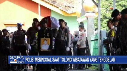 Polisi di Tasikmalaya Gugur Usai Selamatkan Wisatawan Tenggelam di Pantai Pangandaran