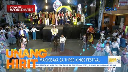 Paulan ng blessings sa Three Kings Festival | Unang Hirit