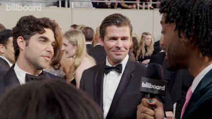 Freddy Wexler & Sacha Skarbek On Working With Robbie Williams For ‘Better Man,’ & Praises Ariana Grande | 2025 Golden Globes