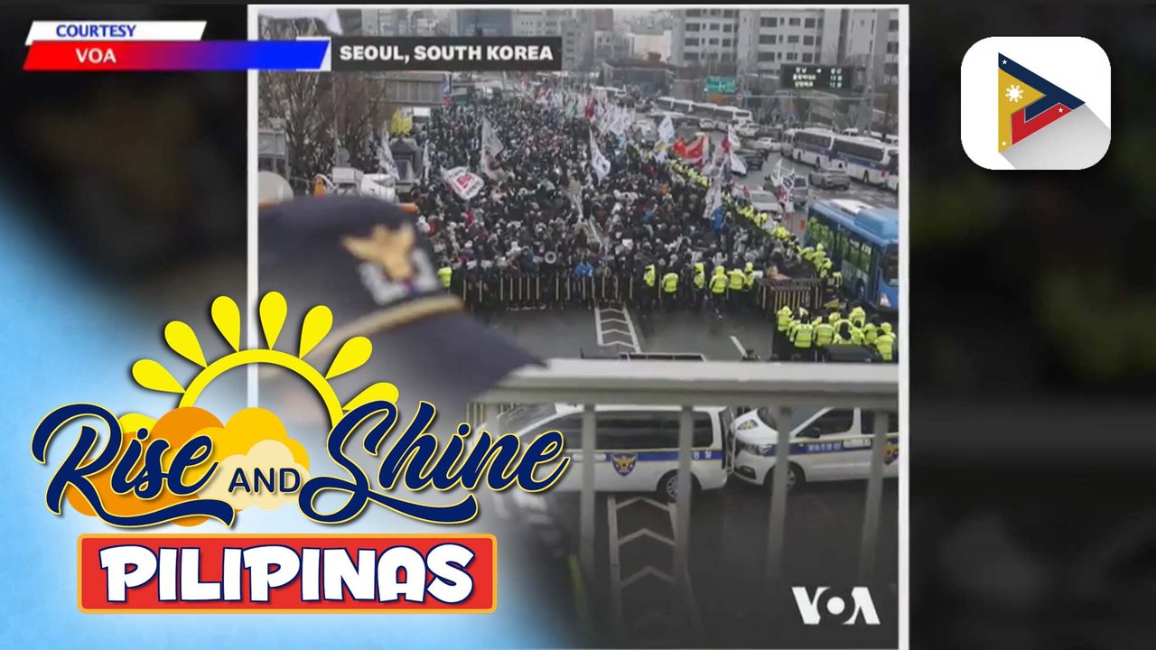 Daan patungo sa bahay ni impeached South Korean President Yoon Suk Yeol, binabantayan ng mga pulis
