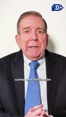 Edmundo González Urrutia manda mensaje a los militares: "Debo asumir el rol de comandante en jefe"