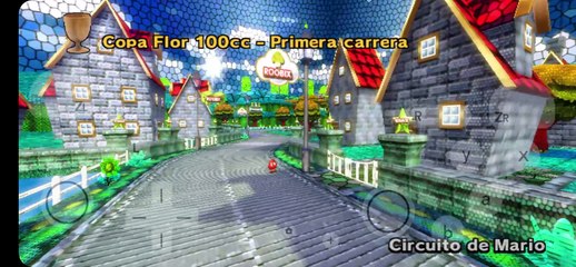 MATANDO EL TIEMPO CON MARIOKART WII. MARIOKART BLACK VERSION. COPA ("FLOR") 100CC. EN ESPAÑOL.