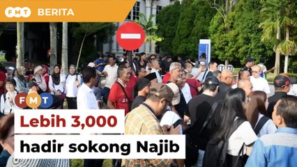 Lebih 3,000 hadir sokong Najib di Putrajaya
