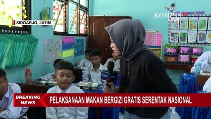 Ragam Impresi Siswa-Siswi di SDN Larangan Sidoarjo Usai Disuguhkan Menu Makan Bergizi Gratis