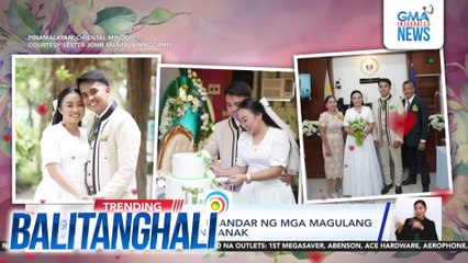 Unli street food, paandar ng mga magulang para sa ikinasal na anak | Balitanghali