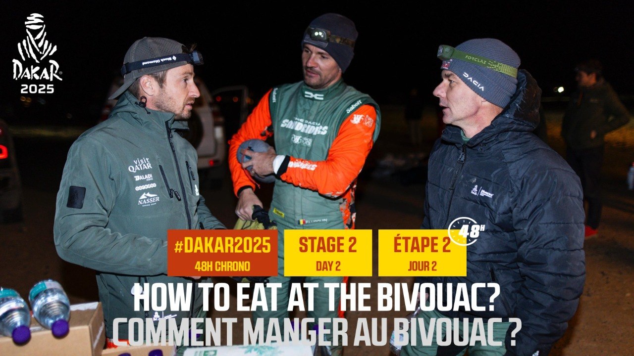 How to eat at the bivouac ? - Stage 2 - #Dakar2025