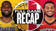 Game Recap: Rockets 119, Lakers 115