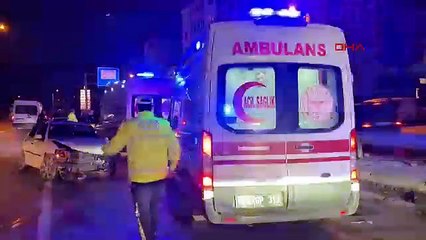 Alkollü sürücü dehşet saçtı: Otomobil ayrı yerde motoru ayrı yerde!