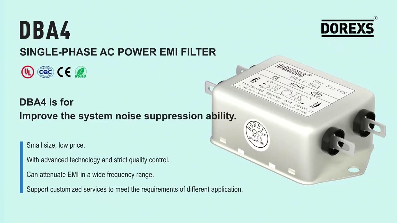 DBA4 EMI Power Filter